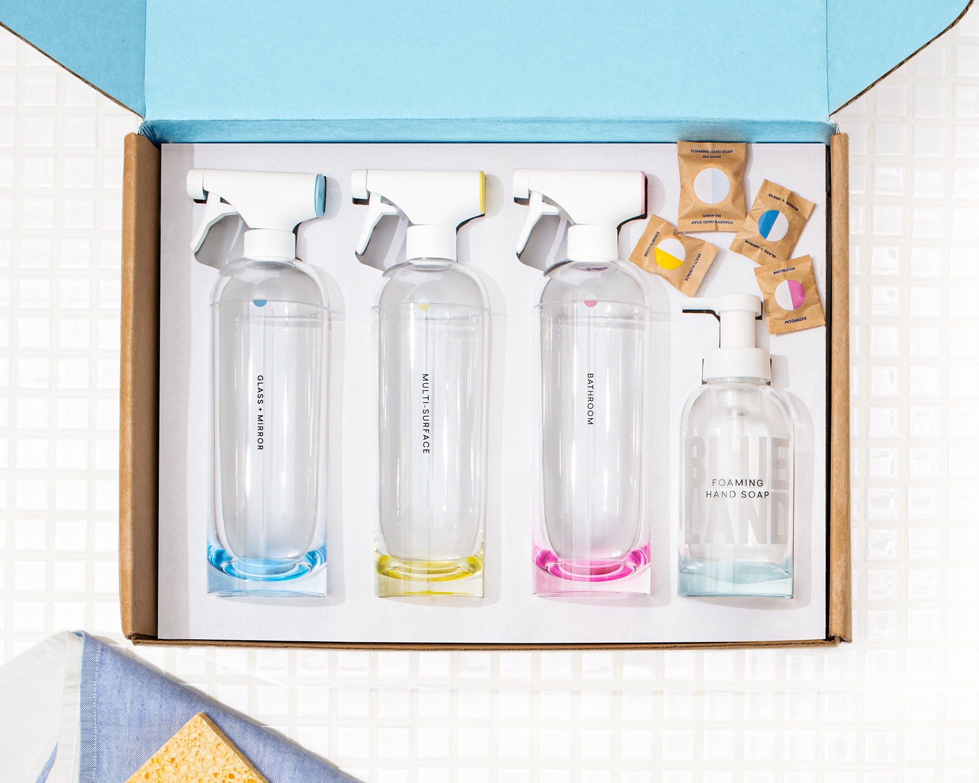 The Clean Essentials Kit First Time Bottles